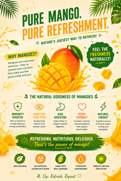 *NEW* Mi Tierra Natural Juices 16.57oz- Mango (3 Pack)