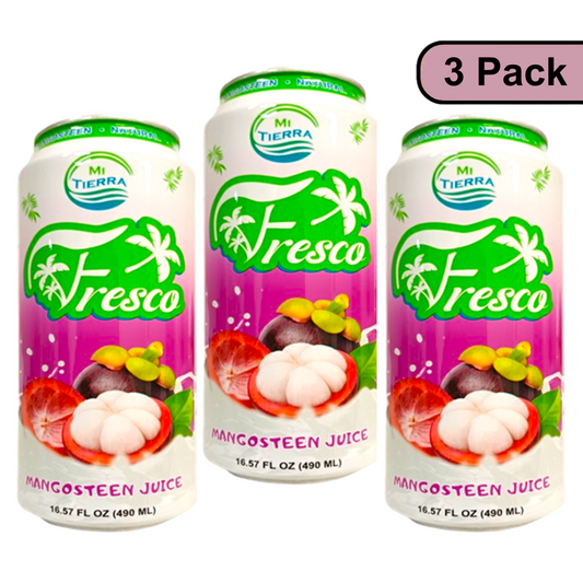 *NEW* Mi Tierra Natural Juices 16.57oz- Mangosteen (3 Pack)