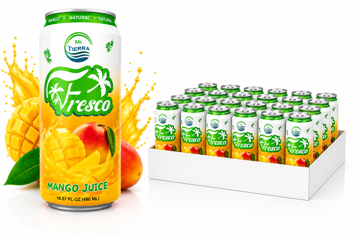 *NEW* Mi Tierra Natural Juices 16.57oz- Mango