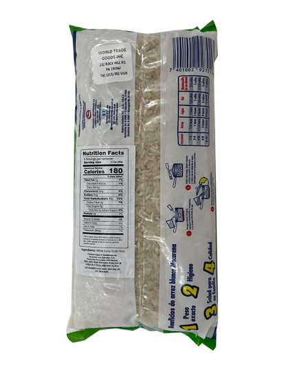 Macarena White Rice Arroz Blanco 1lb - (Pack of 3)