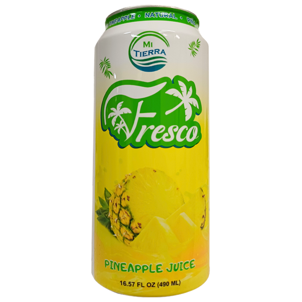 *NEW* Mi Tierra Natural Juices 16.57oz- Pineapple (3 Pack)