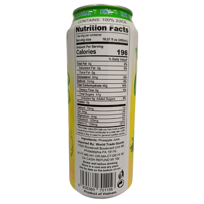 *NEW* Mi Tierra Natural Juices 16.57oz- Pineapple (3 Pack)