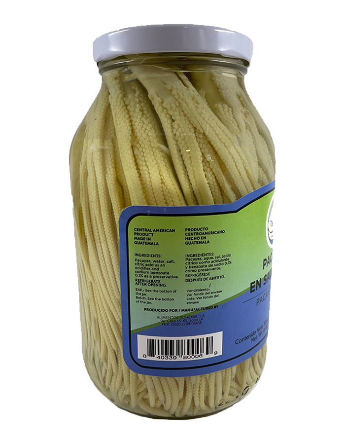 MI TIERRA - Pacaya in Brine 32oz - Pacaya En Salmuera - Pack of 2