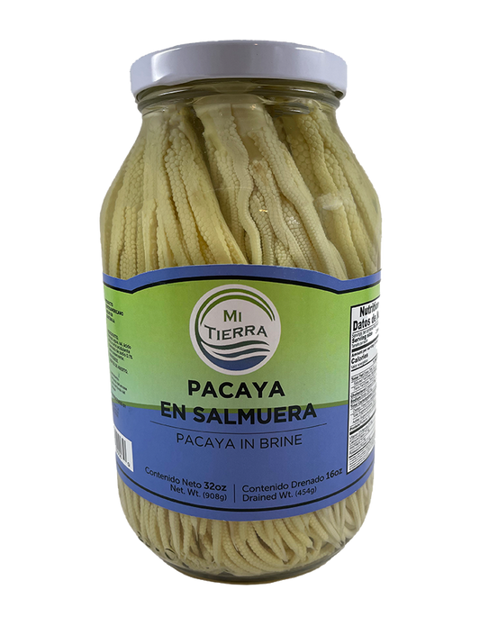 MI TIERRA - Pacaya in Brine 32oz - Pacaya En Salmuera - Pack of 2