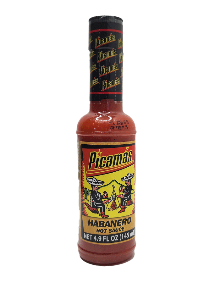 *NEW* Picamas Habanero Red Hot Sauce Salsa Brava 4.9oz - (Pack of 3)