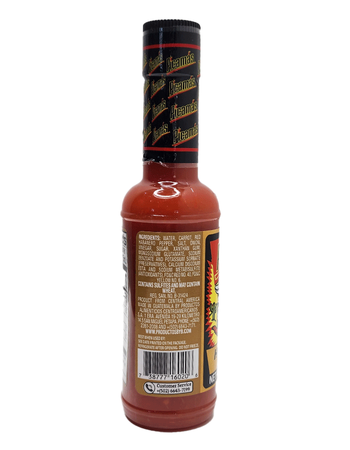 *NEW* Picamas Habanero Red Hot Sauce Salsa Brava 4.9oz - (Pack of 3)