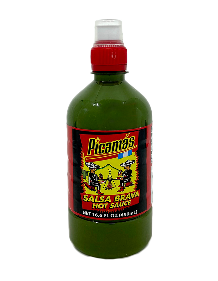 Picamas Green Jumbo Hot Sauce 16.6oz - (Pack of 2)