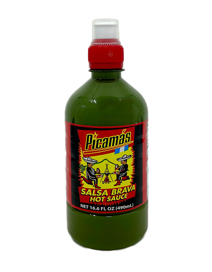 Picamas Green Jumbo Hot Sauce 16.6oz - (Pack of 2)