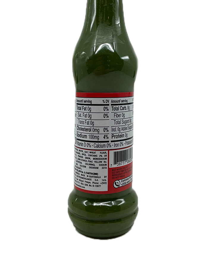 Picamas Green Hot Sauce 7oz - (Pack of 3)