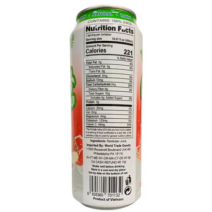 *NEW* Mi Tierra Natural Juices 16.57oz- Rambutan (3 Pack)