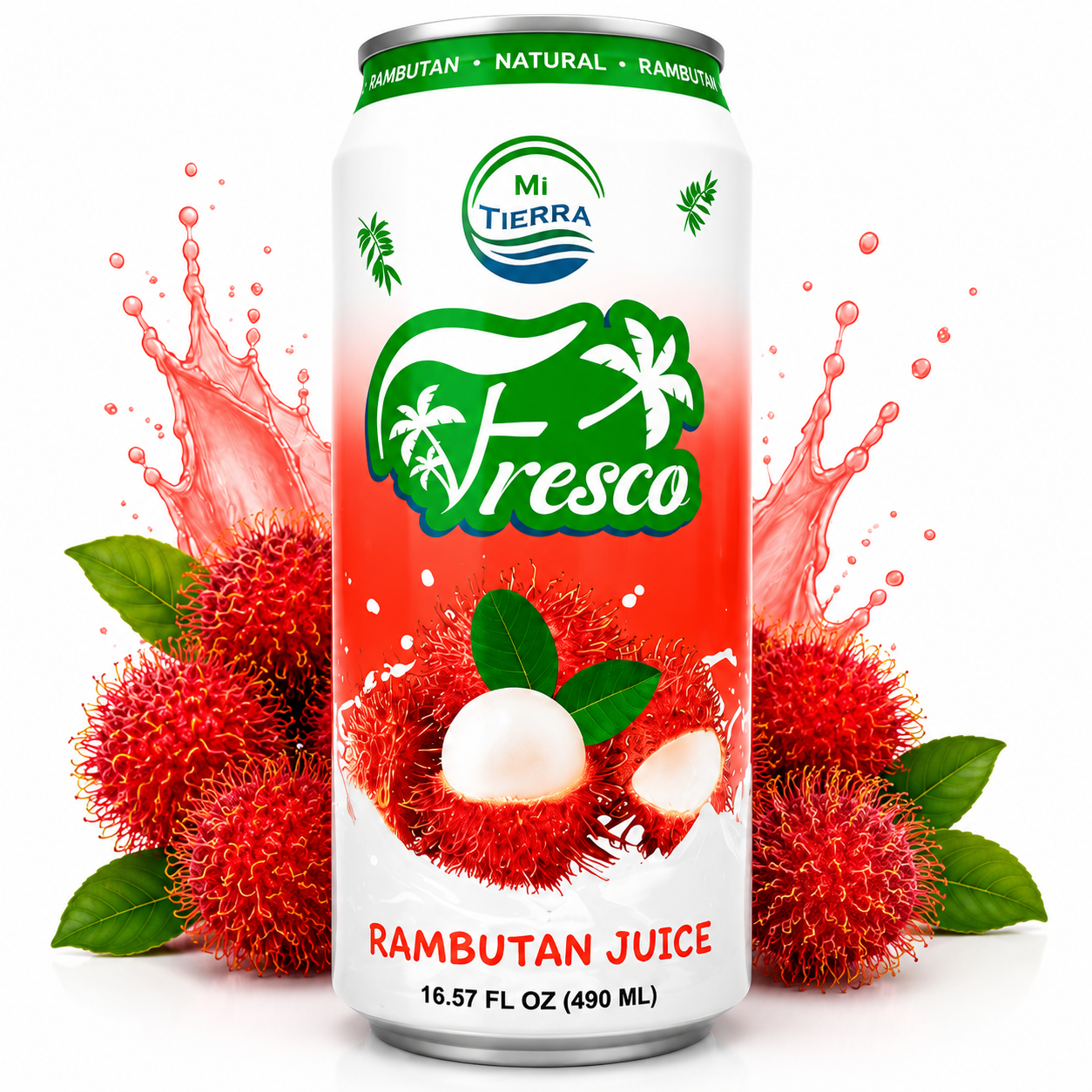 *NEW* Mi Tierra Natural Juices 16.57oz- Rambutan