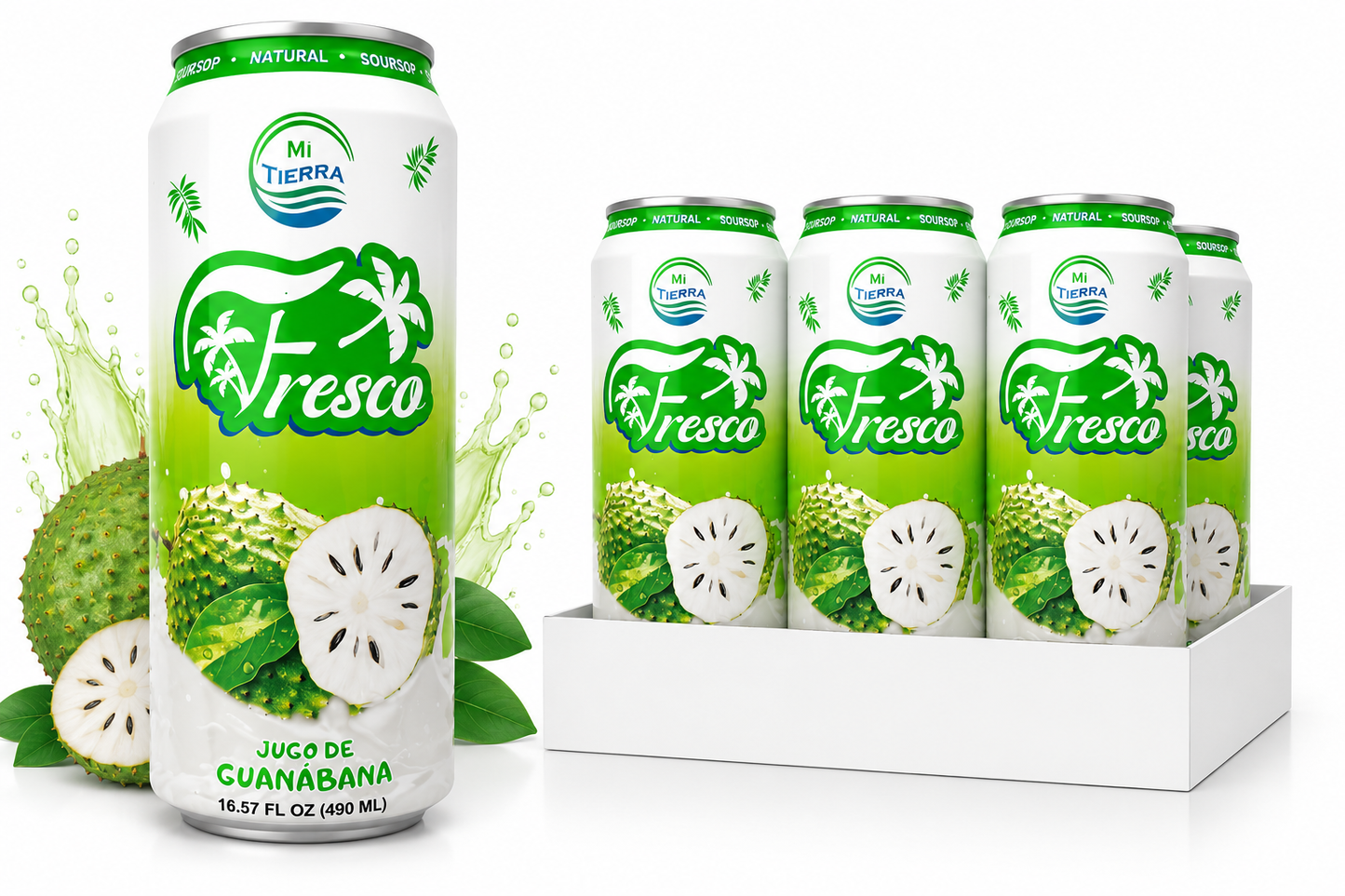 *NEW* Mi Tierra Natural Juices 16.57oz - Guanábana Soursop