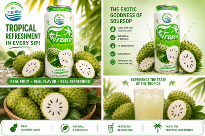 *NEW* Mi Tierra Natural Juices 16.57oz - Guanábana Soursop