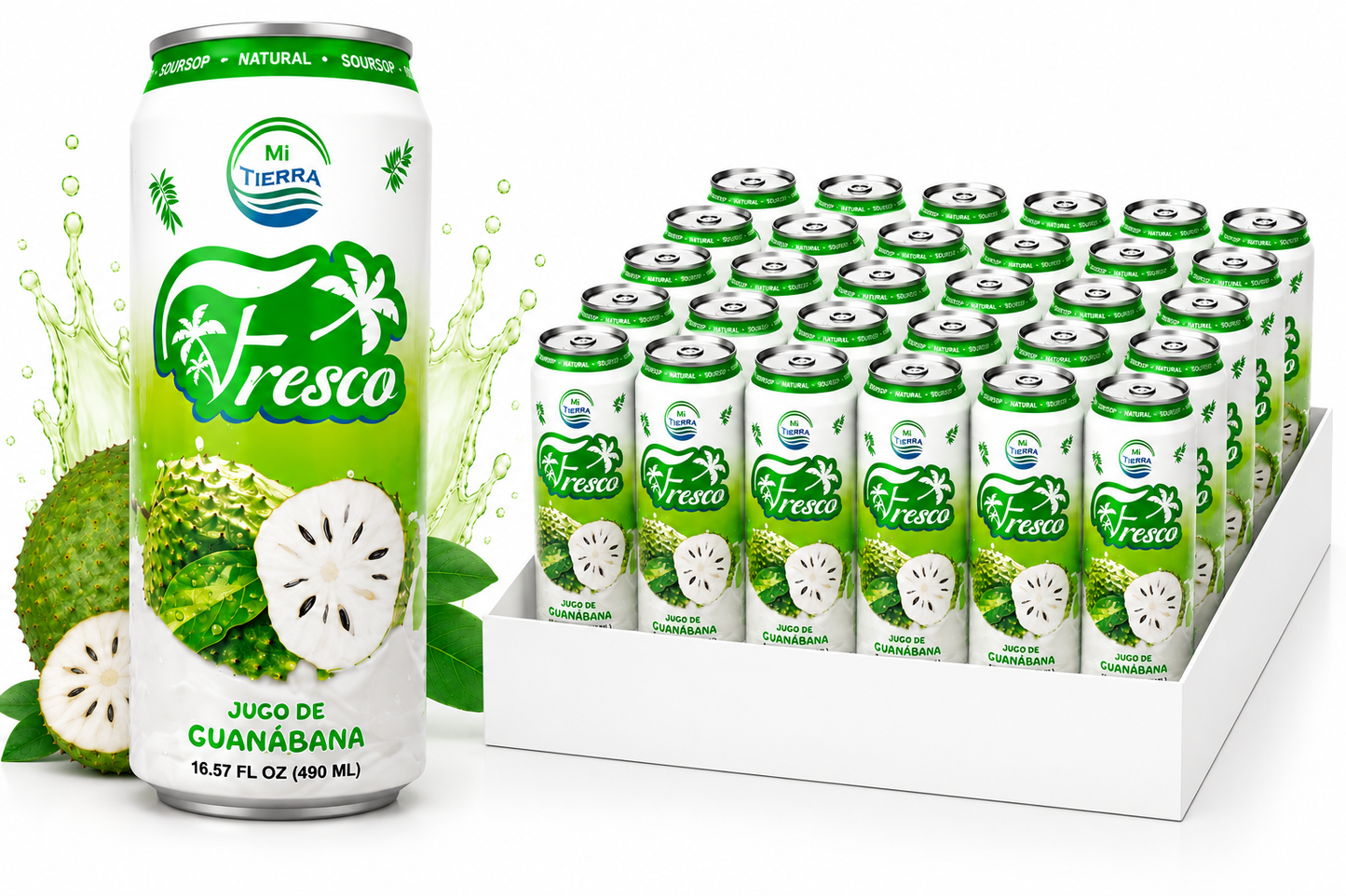 *NEW* Mi Tierra Natural Juices 16.57oz - Guanábana Soursop