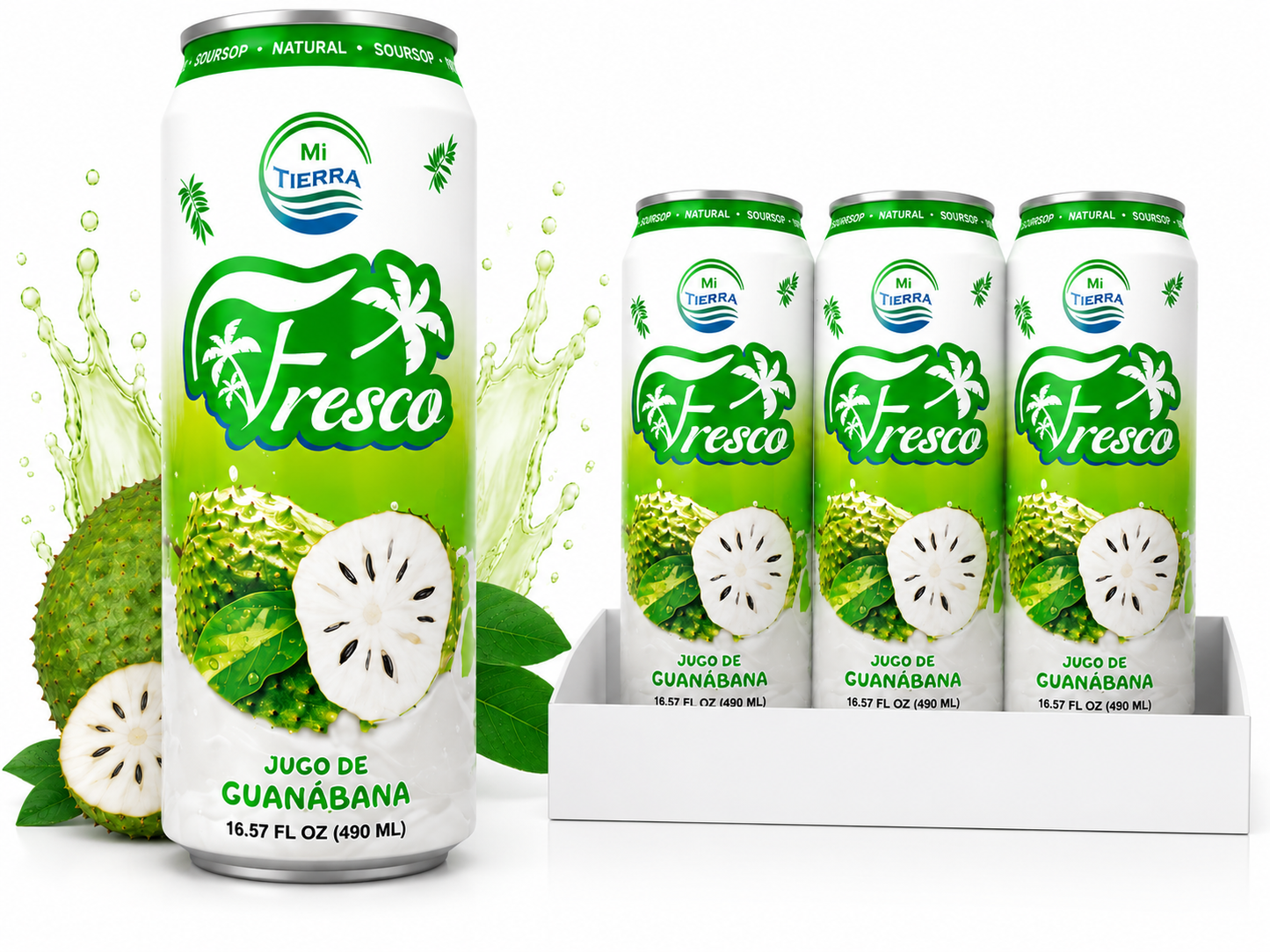 *NEW* Mi Tierra Natural Juices 16.57oz - Guanábana Soursop
