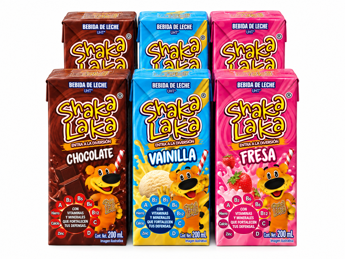 Shaka Laka Milk Drink Variety Pack – Strawberry, Vanilla & Chocolate (Pack of 3)