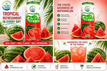 *NEW* Mi Tierra Natural Juices 16.57oz- Watermelon