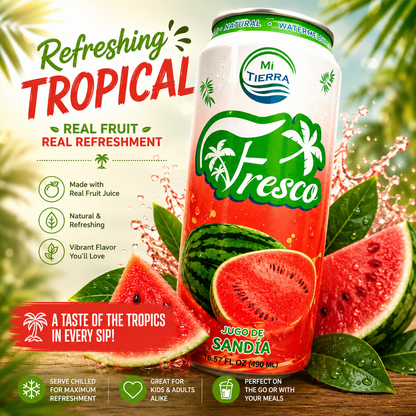 *NEW* Mi Tierra Natural Juices 16.57oz- Watermelon
