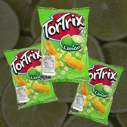 Tortrix Lemon Corn Chips (3 x 180g Bags)