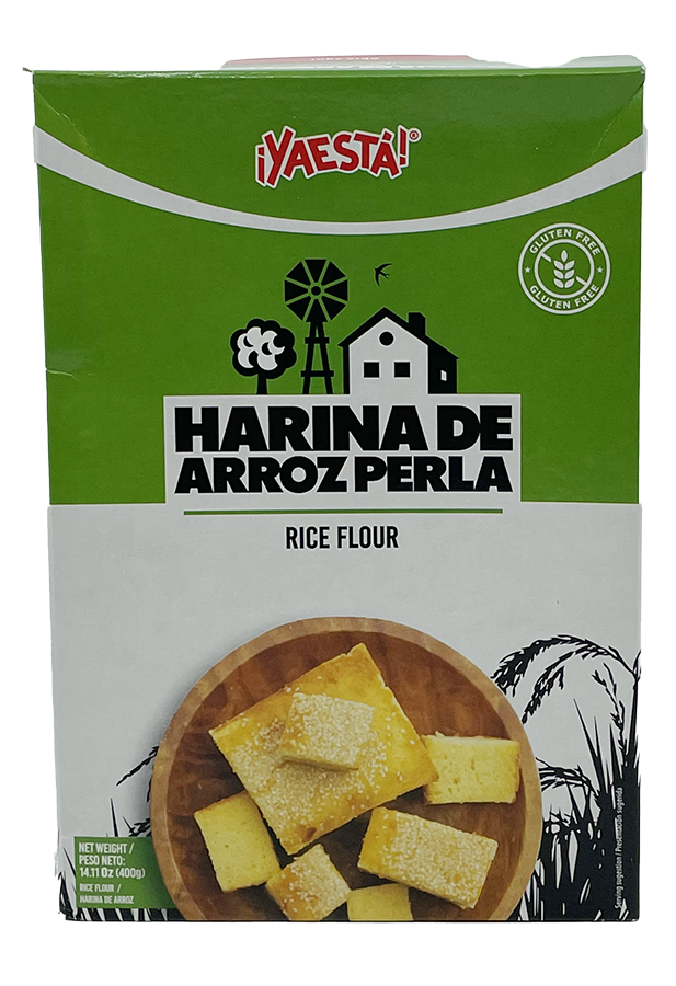 YAESTA Rice Flour Harina De Arroz 14.11oz - (Pack of 2)