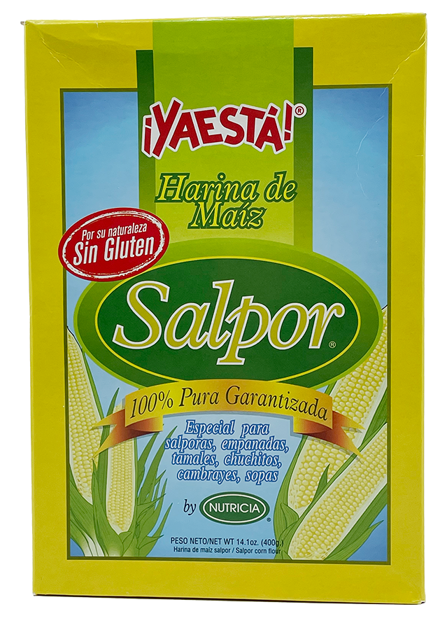 YAESTA Cornmeal Harina De Maiz Salpor 14.11oz - (Pack of 2)