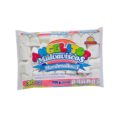 GUANDY - Angelito Jumbo Marshmallows , Vanilla Flavor, 720g each (Pack of 2)