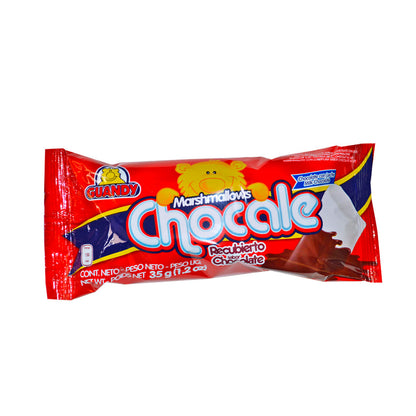 GUANDY - Chocolate Covered Marshmallow Bars , Real chocolate Flavor , 10pcs 35g each (Pack of 2)