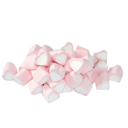 GUANDY - Marshmallow Hearts, Vanilla & Strawberry Flavors, 71g each (Pack of 3)