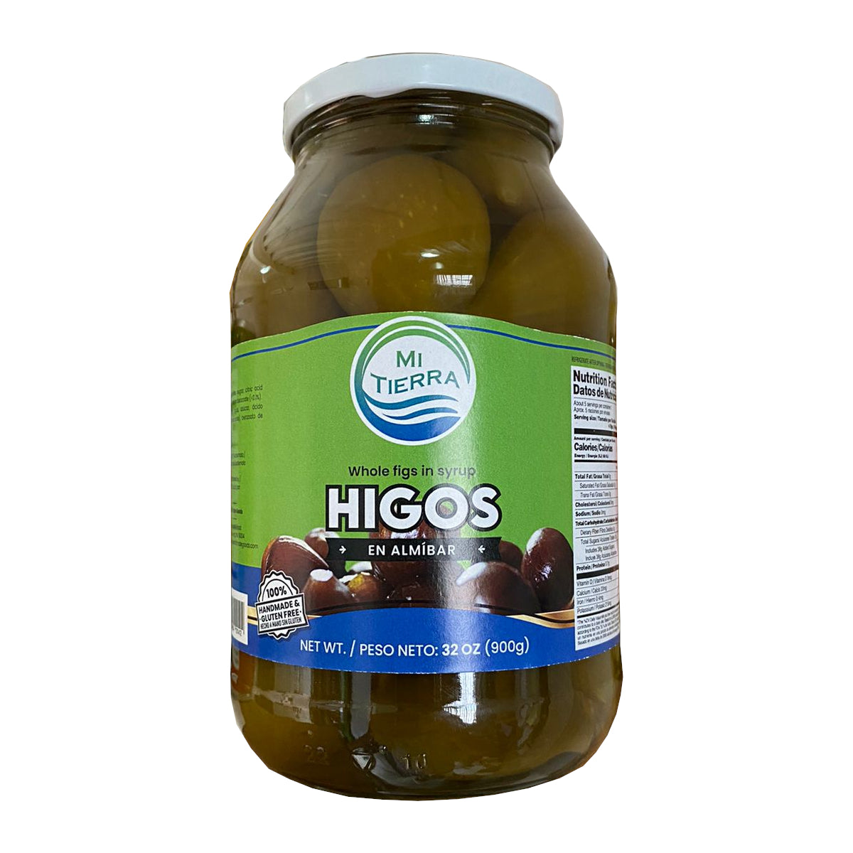 MI TIERRA - Figs in Syrup 32oz - Higo En Almibar - Pack of 2