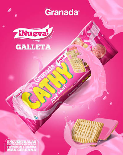 CATHY Galletas Strawberry (Pack of 12)