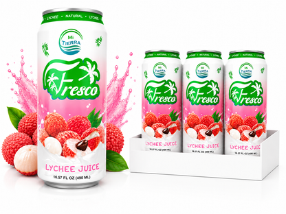 *NEW* Mi Tierra Natural Juices 16.57oz - Lychee
