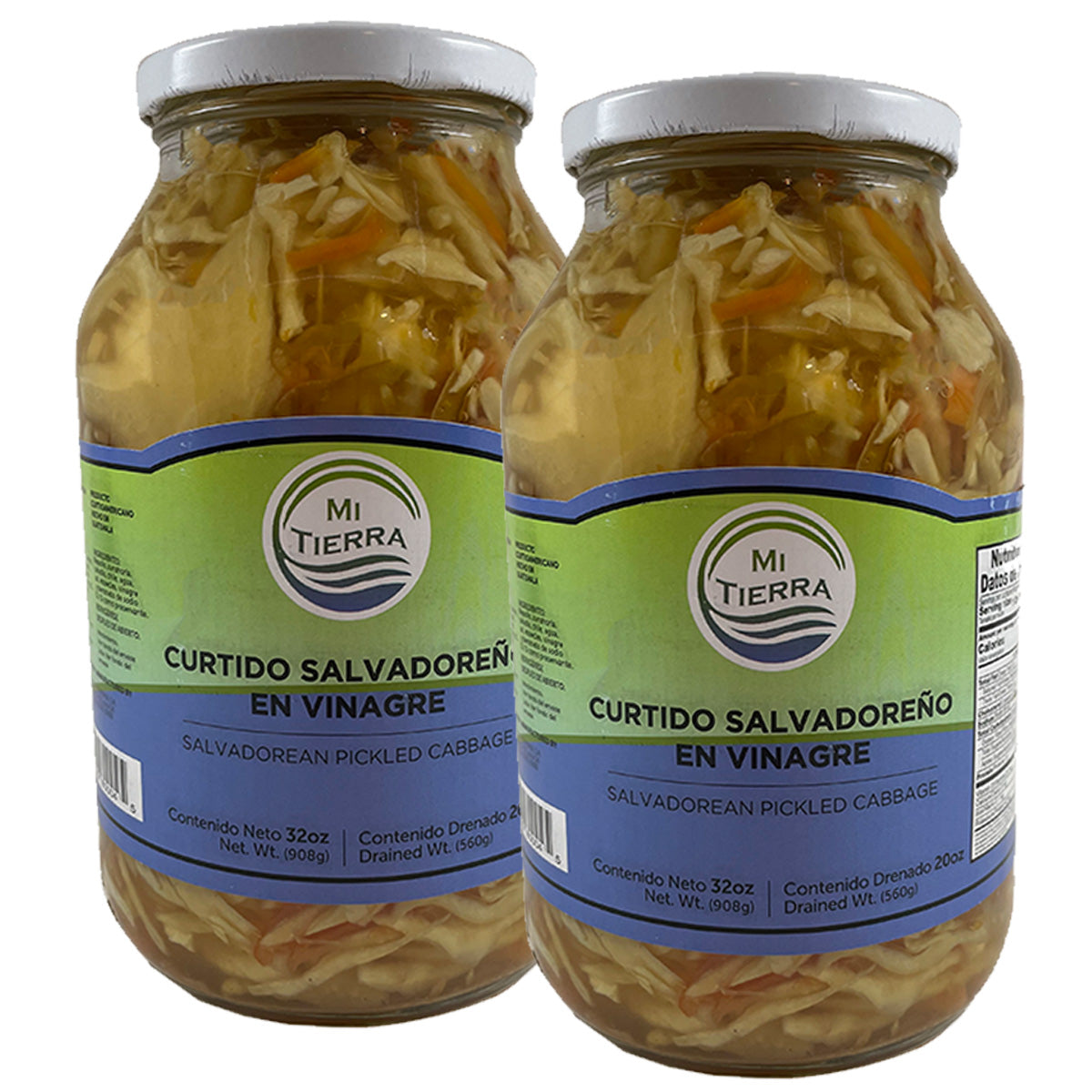 Curtido Salvadoreño En Vinagre 32oz - (Paquete de 2)