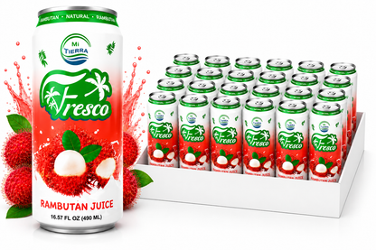 *NEW* Mi Tierra Natural Juices 16.57oz- Rambutan