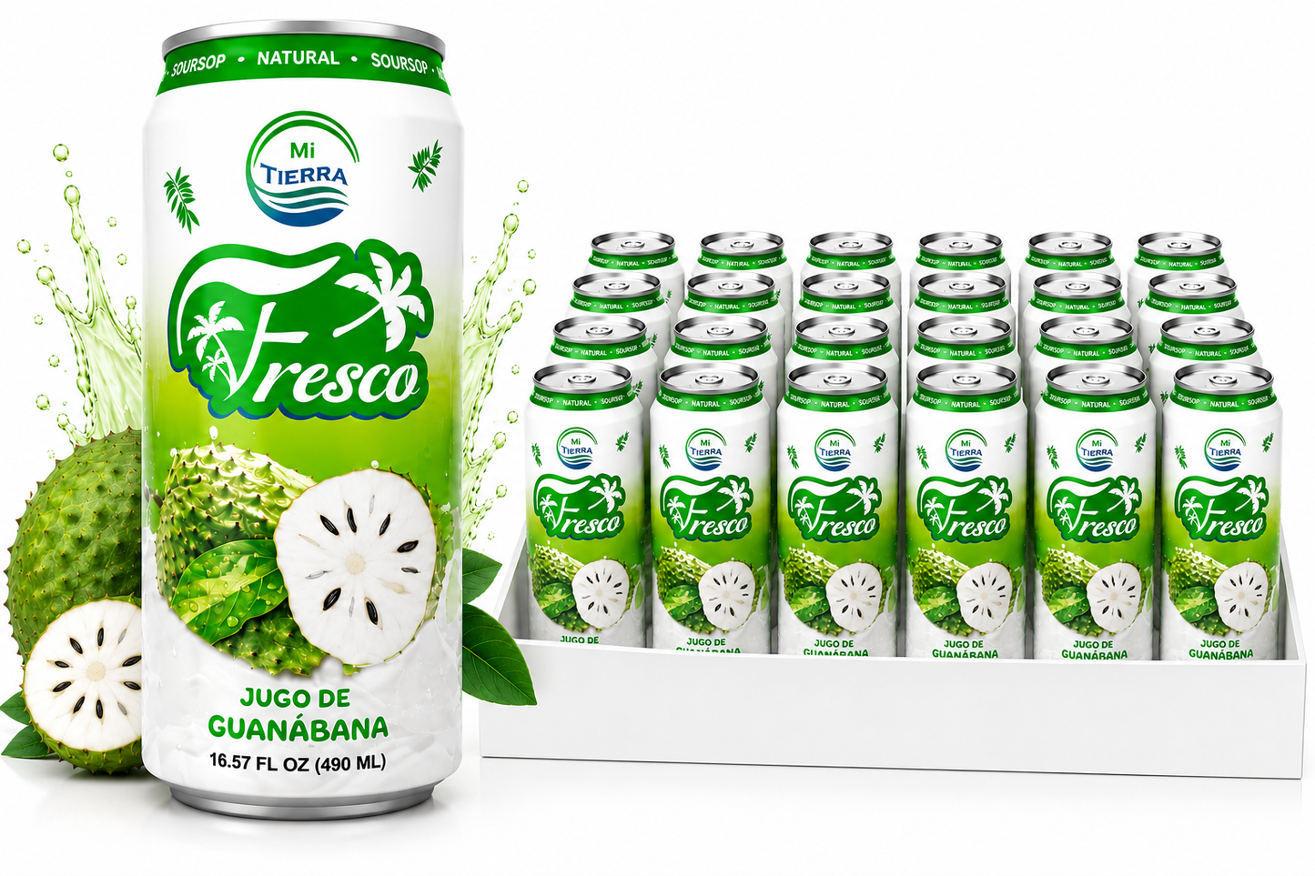 *NEW* Mi Tierra Natural Juices 16.57oz - Guanábana Soursop