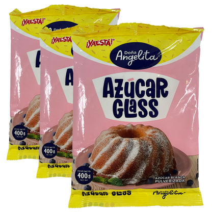 Azucar Glass Sugar 400g - (Pack of 3)